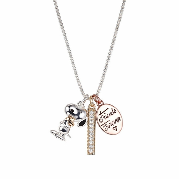 Snoopy and Woodstock Friends Forever Necklace - Picture 1 of 3
